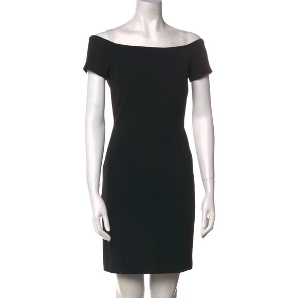 Alice and Olivia black off the shoulder mini dress - Picture 1 of 3